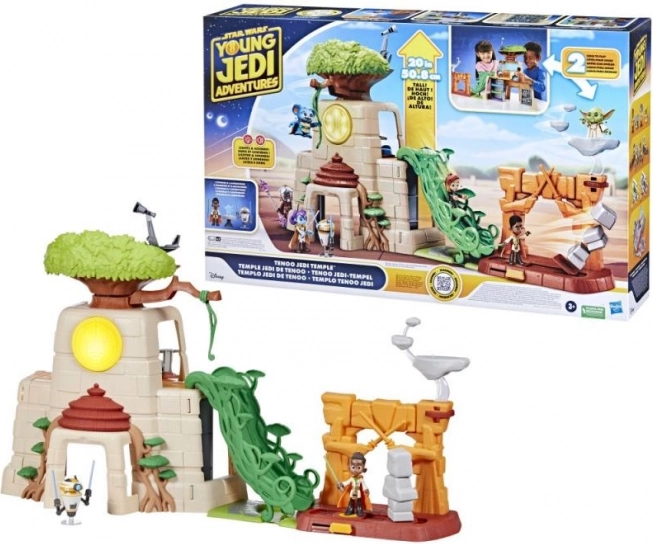 Set de joacă STAR WARS Tenoo Jedi Temple – templul Jedi cu lumini și sunete