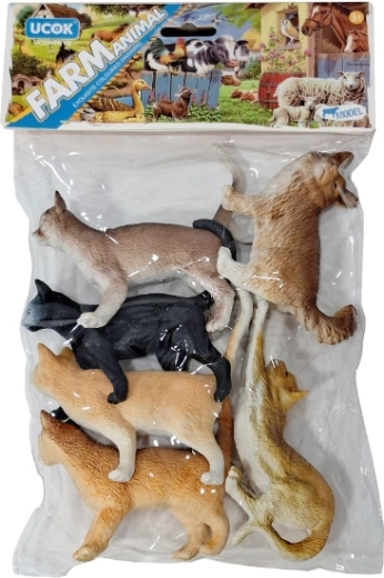 Pisici în sac – set de figurine realiste cu pisici