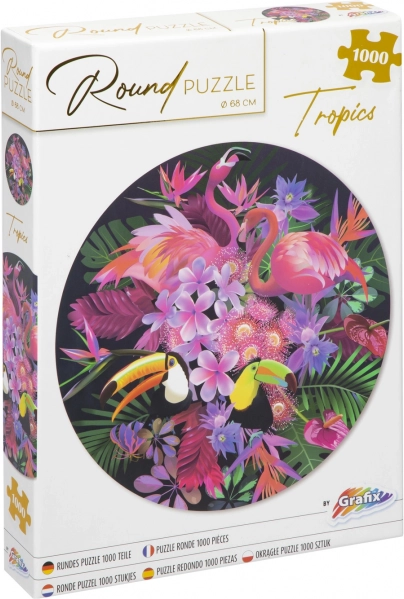 Puzzle rotund Tropic 1000 piese