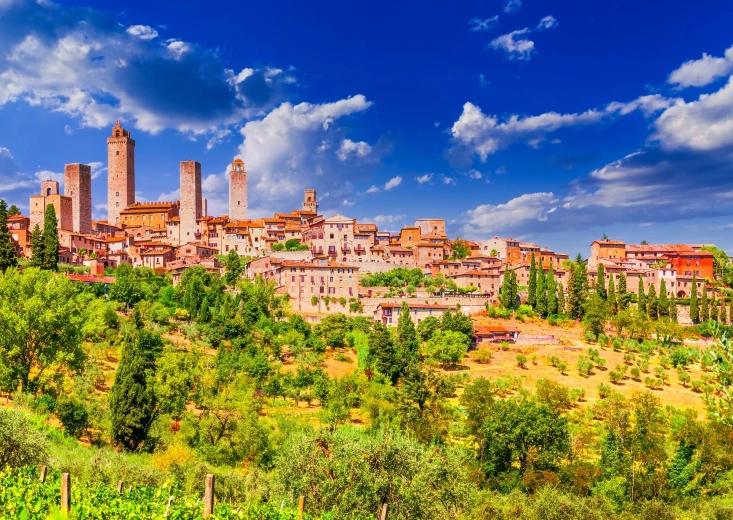Puzzle Enjoy San Gimignano, Italia, 1000 de piese