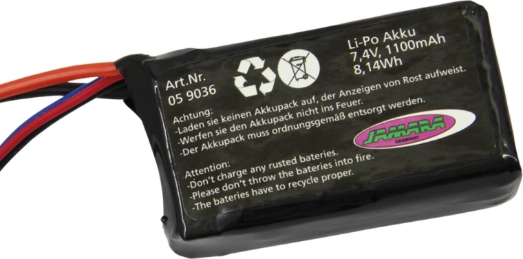 Pachet de acumulator Sparkle 7,4 V 1100 mAh