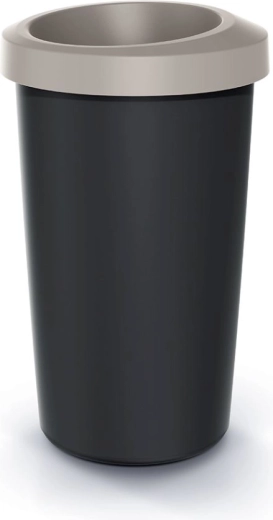 Coș de gunoi Compacta R Drop 25 l, maro deschis