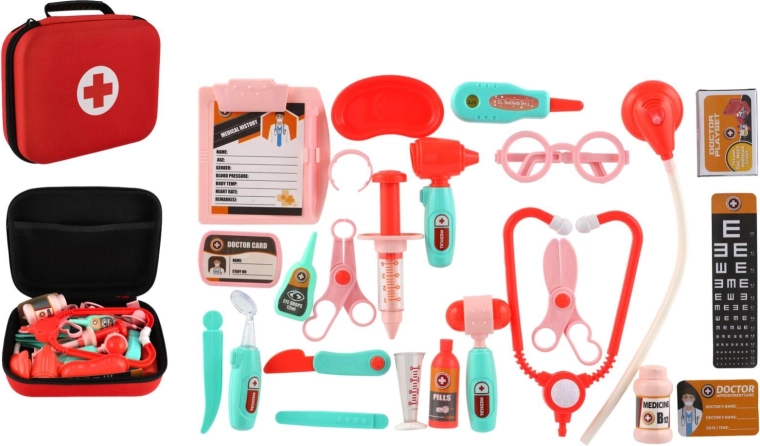 Set medical pentru copii în valiză