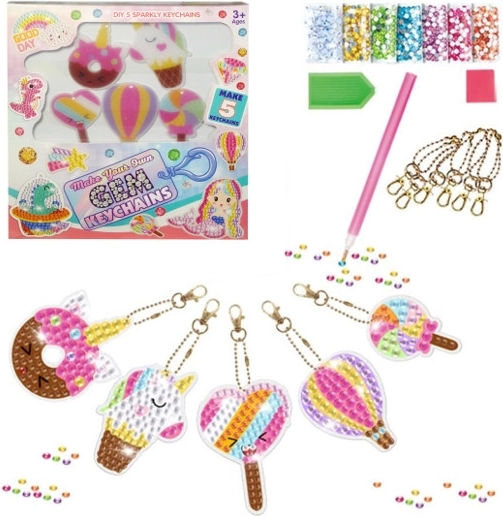 Set DIY creativ pentru confecționarea brelocurilor