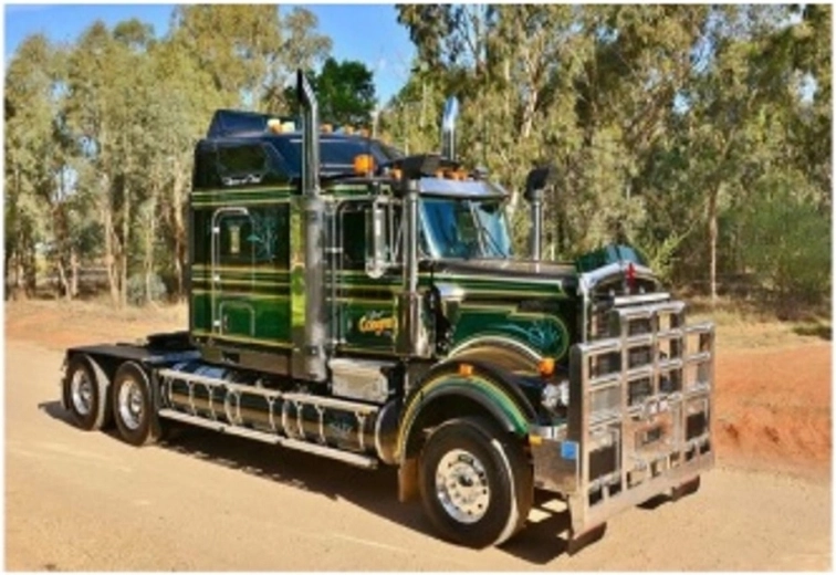 Norimpex Pictură după numere camion verde 40 × 50 cm