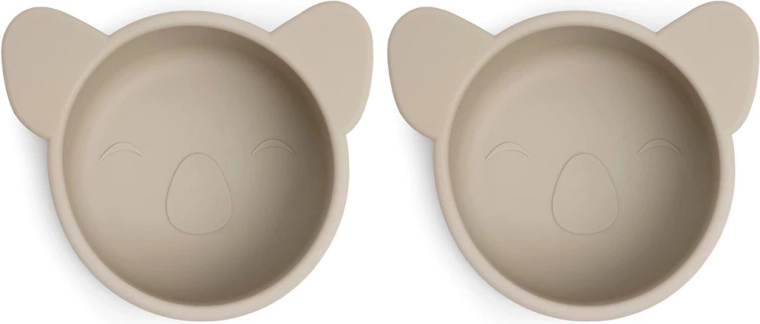 NUUROO bol siliconic koala rosa, 2 buc