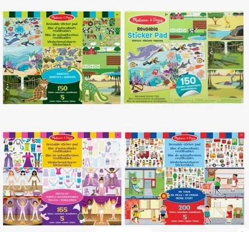 Carte de colorat reutilizabilă pentru copii Melissa & Doug (asortat)