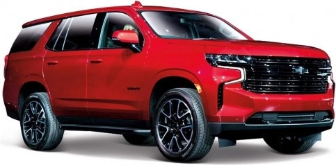 Model Chevrolet Tahoe 2021 1:26 roșu
