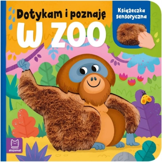 Ating și descopăr: La zoo – carte senzorială