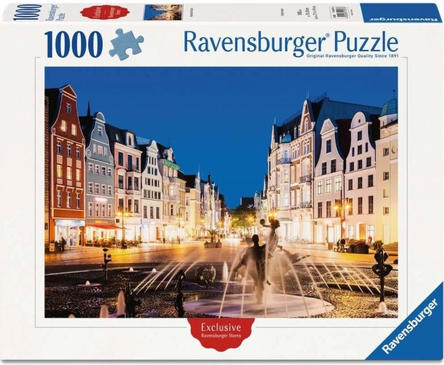 Puzzle Ravensburger Rostock noaptea 1000 de piese