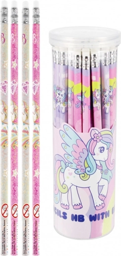 Creion cu gumă unicorn - 1 bucată