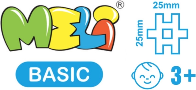 Set de construcție MELI BASIC EDU 2000 piese