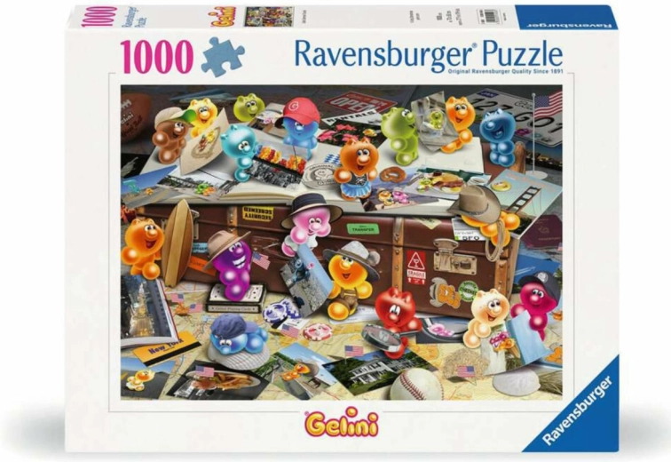 Puzzle Ravensburger Gelini: Călătorii, 1000 de piese