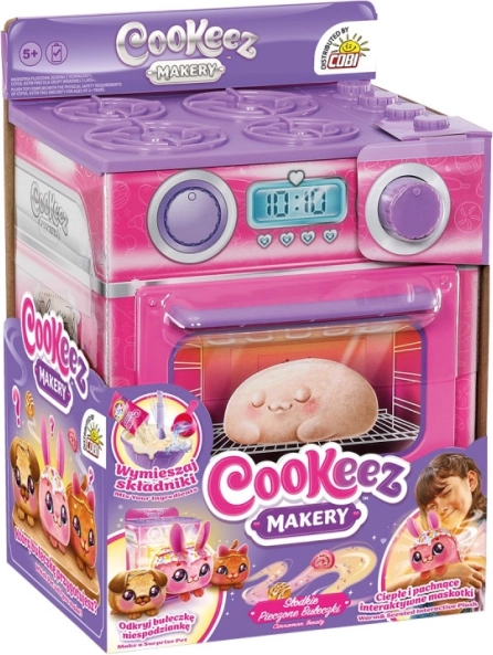 Cookeez Makery set de copt cu cuptor (scorțișoară/roz) - 1 bucată