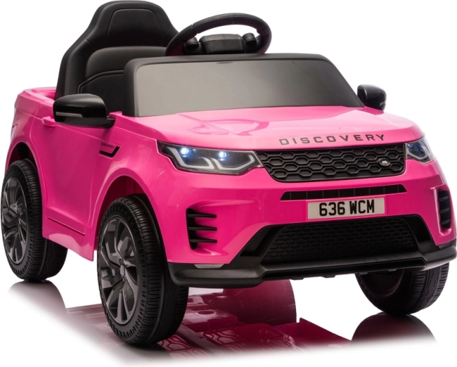 Mașinuță electrică de împins LAND ROVER Discovery roz