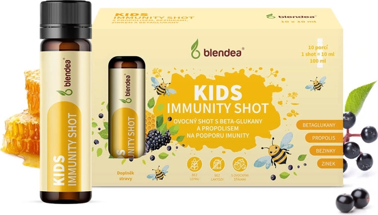 Blendea immunity shot pentru copii cu propolis și beta-glucani 10 × 10 ml