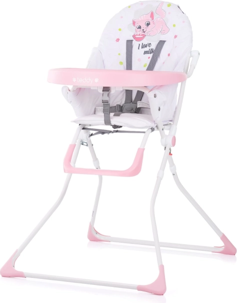 Scăunel de masă Teddy de la Chipolino – Blush