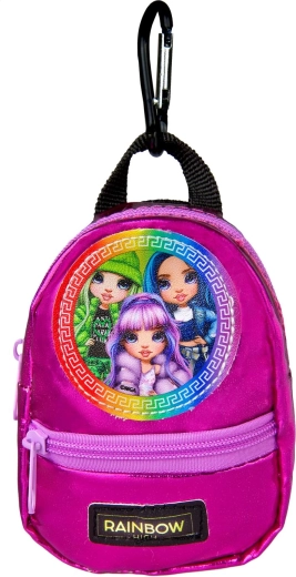 Mini breloc Rainbow High în formă de rucsăcel - 1 bucată