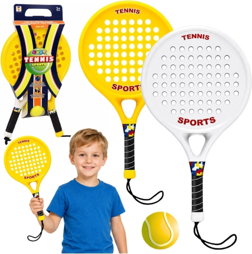 Set de tenis de plajă – palete și minge