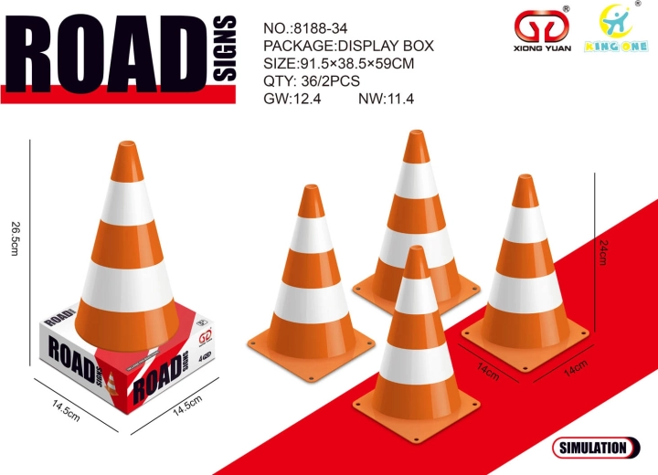 Set de conuri de trafic