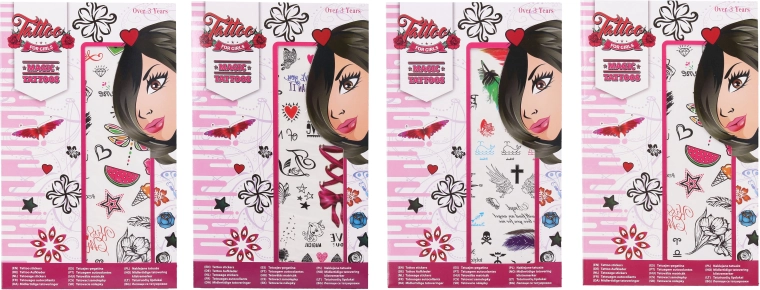 Tatuaje temporare pentru fete – 2 foi
