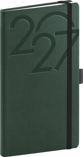 Agenda de buzunar Notique Ajax 2027 verde