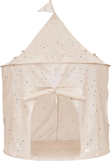 Cort pentru copii 3 Sprouts din poliester reciclat Terrazzo Cream