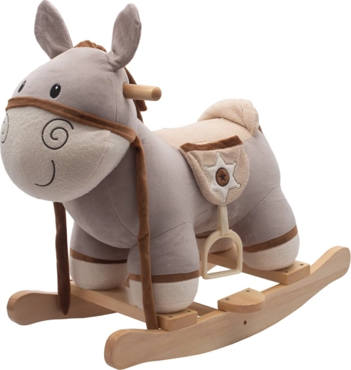 Măgăruș de pluș balansoar cu melodie PlayTo CZ/SK