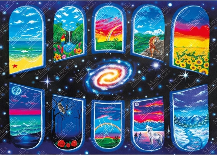 Puzzle magnolie Ferestre către suflet 1000 piese