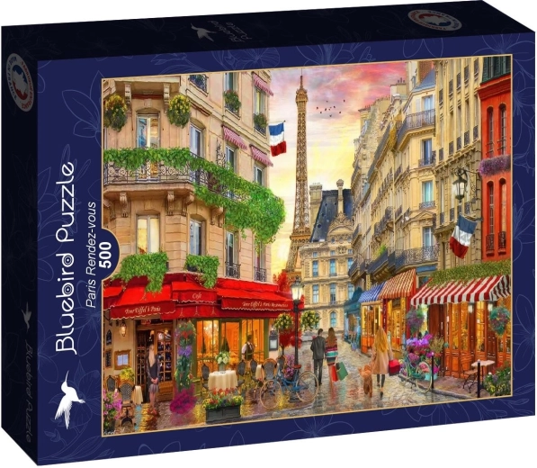 Puzzle Bluebird Întâlnire la Paris 500 de piese