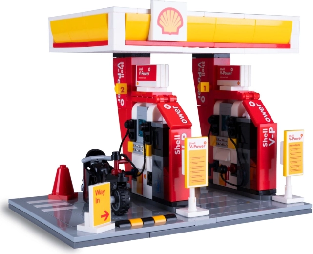Set de construcție CaDA Stație Shell la scara 1:30