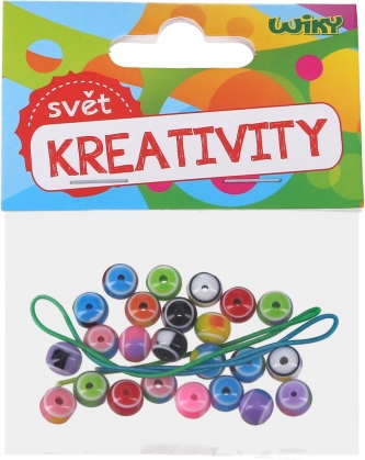 Mărgele colorate cu șnur