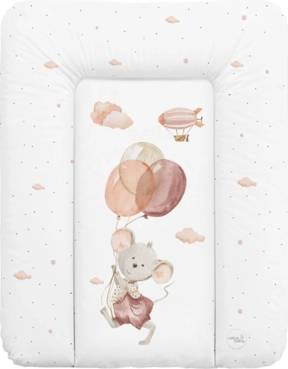 Ceba Baby saltea moale de înfășat Basic Mouse 50 × 70 cm