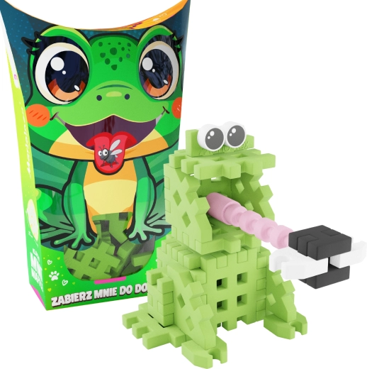 Set de construcție Mini Waffle Pocket Pets – broscuță