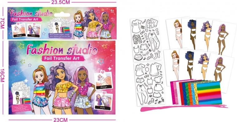 Portofoliu de design vestimentar cu modele și șabloane