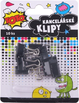 Clips de birou 15 mm, 10 buc