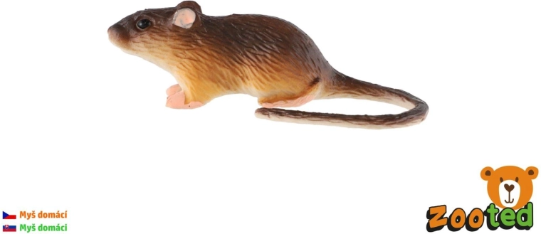 Figurină de șoarece de casă, 7 cm