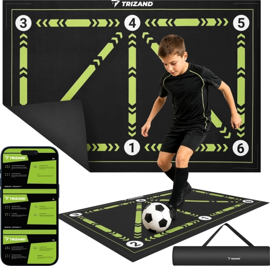 Trizand covoraș de antrenament pentru fotbal 60 × 90 cm