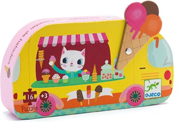 Puzzle Djeco Înghețata pornește – 16 piese