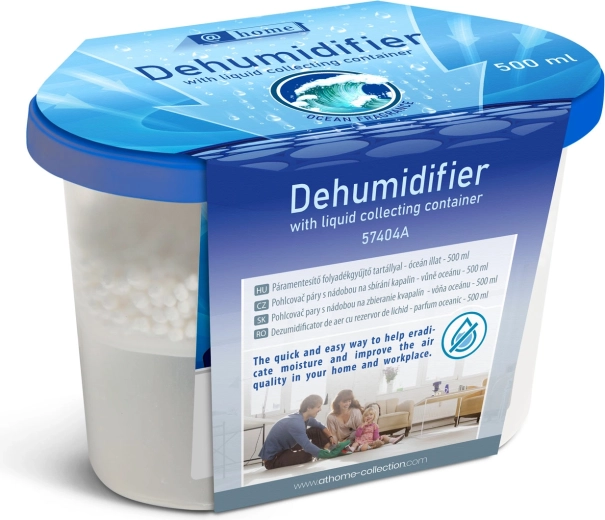 Absorbant de umiditate cu recipient pentru lichid, parfum oceanic, 500 ml