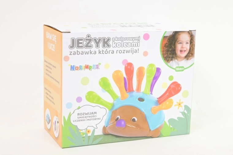 Arici educativ albastru cu țepi