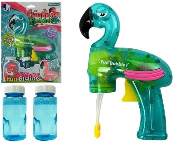 Pistol de baloane flamingo albastru