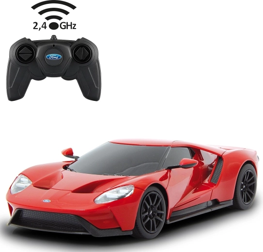 Mașină RC Jamara Ford GT 1:24 roșie 2,4 GHz