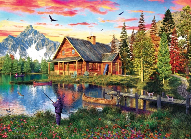 Puzzle EUROGRAPHICS Căsuța pescarului 1000 piese