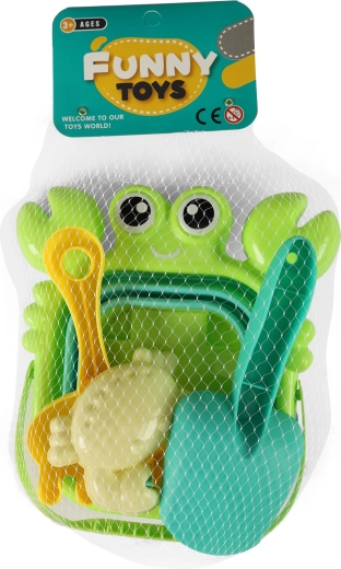 Set pentru nisip cu găletușă în formă de crab