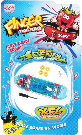 Fingerboard skateboard rotativ