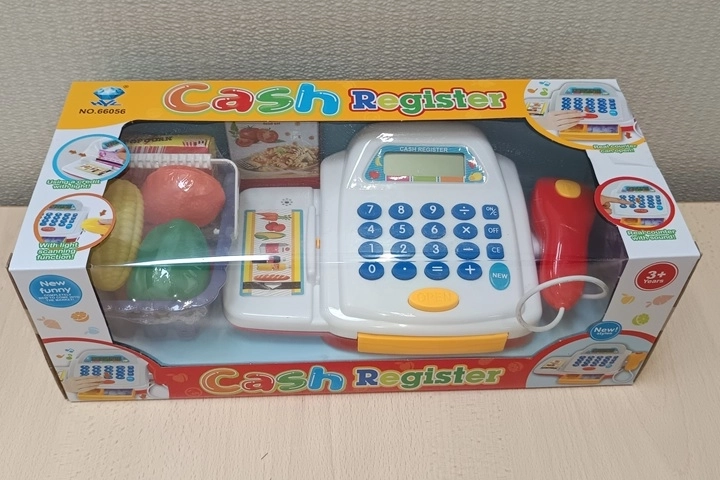 Casă de marcat pentru copii, cu baterii