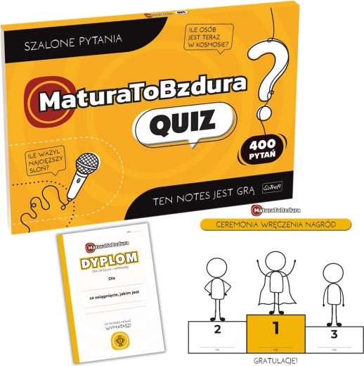 Joc de petrecere tip quiz Matura To Bzdura de la Trefl