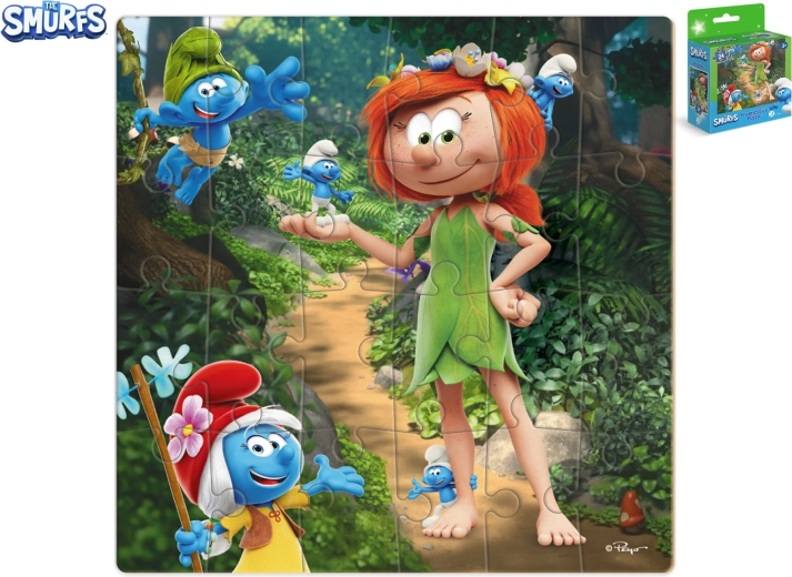 Puzzle cu Ștrumfii „Prințesa în pădure” – 24 de piese