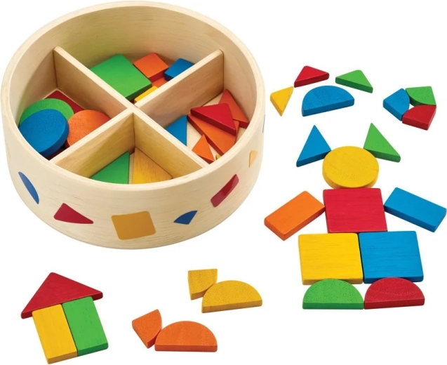 PlanToys Mozaic în cutie